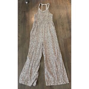 Jessica Simpson animal print jumpsuit